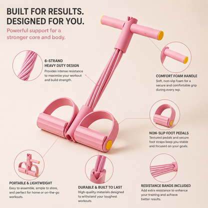 Foot Pedal Resistance Trainer